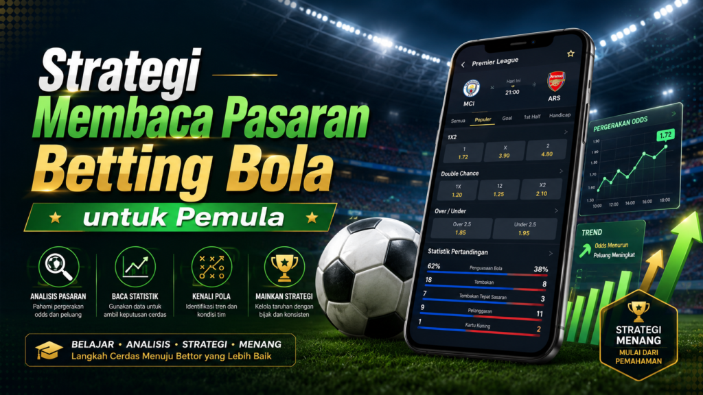 Strategi Membaca Pasaran Betting Bola untuk Pemula